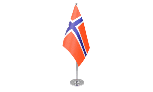 Norway Satin Table Flag